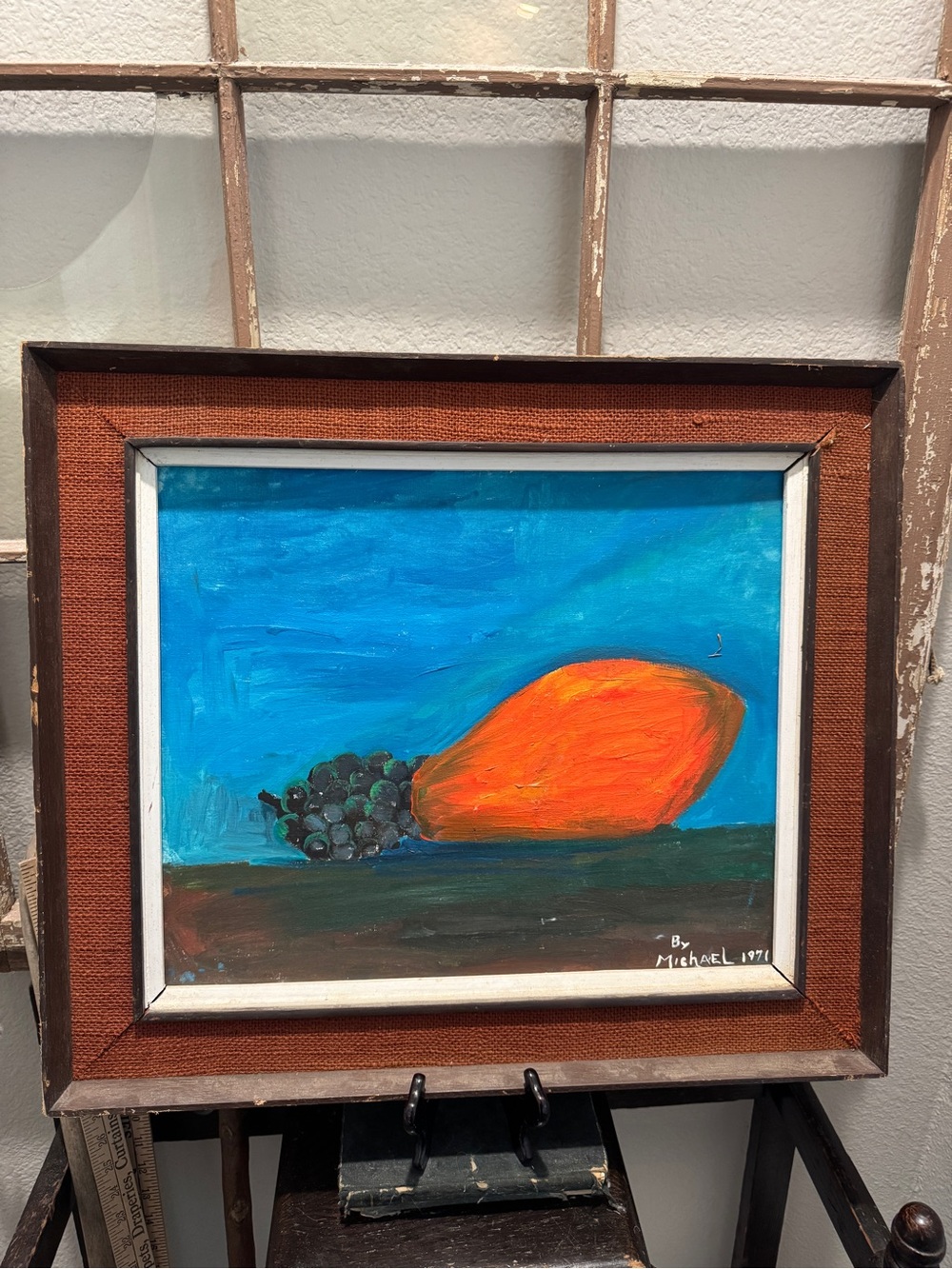 Vintage Orange Fruit Still Life Wall Art